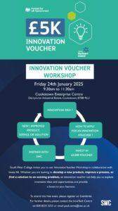 South West College will be running an Innovation workshop in collaboration with Invest Northern Ireland on Friday 24th January 2025 in the Cookstown Enterprise Centre. Registration information will follow early in the new year.