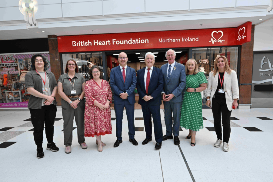 Exciting new British Heart Foundation store opens at Ards Shopping Centre_