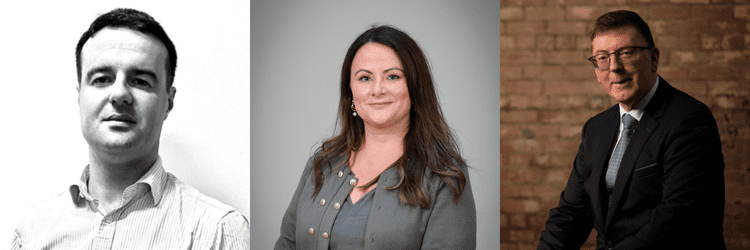 Panels Speakers public affairs forum 2_Prof Jodie Carson, Alan Bridle, Ciaran Hayes