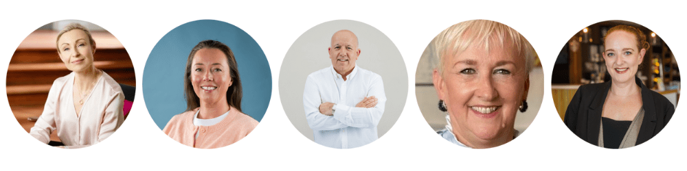 Louise Maguire, Founder, Louise Maguire Coaching Sarah Milliken, Head of Talent and Culture, Aflac Northern Ireland Keith Smith, Chief People Officer, Mallaghan Engineering Anne Brace, Head of HR, Avondale Foods Jacqueline Canning, Associate Director – Culture and Talent, Andras House