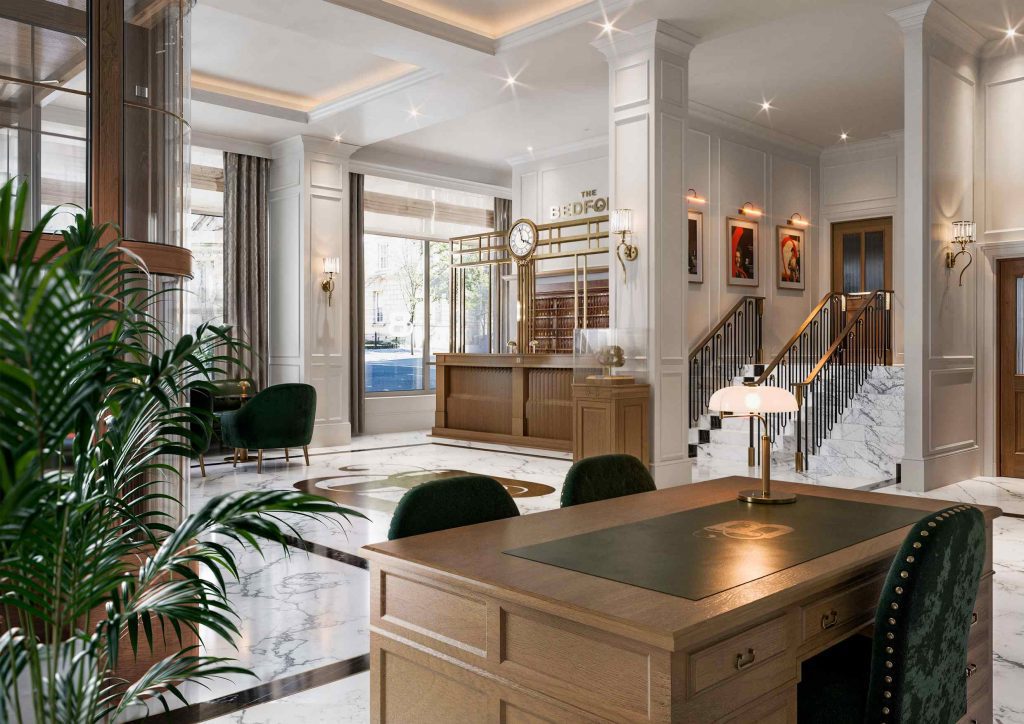  Visual mock up of the Bedford Reception